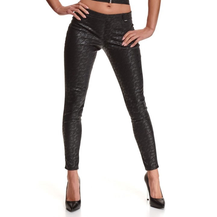 Schwarze Leggings BRConstanza001 von Demoniq Black Rose 2.0 Collection | Fesselliebe.de