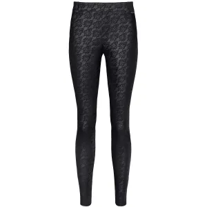 Schwarze Leggings BRConstanza001 von Demoniq Black Rose 2.0 Collection
