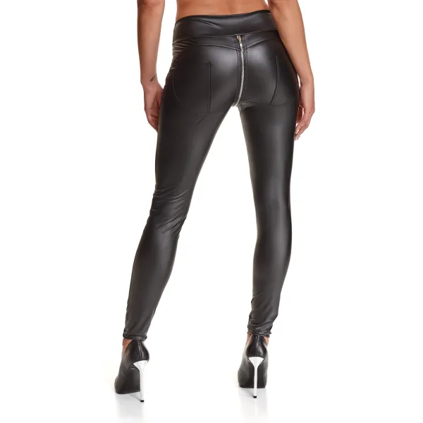 Schwarze Leggings BRMaddalena001 von Demoniq Black Rose 2.0 Collection | Fesselliebe.de