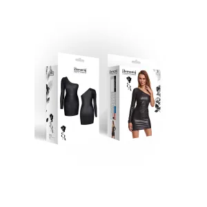 Schwarzes Minikleid BRFelicia001 von Demoniq Black Rose 2.0 Collection