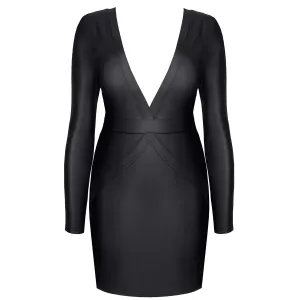 Schwarzes Minikleid BRGianna001 von Demoniq Black Rose 2.0 Collection