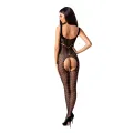 Schwarzer ouvert Bodystocking BS078 von Passion