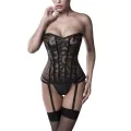 Schwarze Corsage 20001 von Grey Velvet