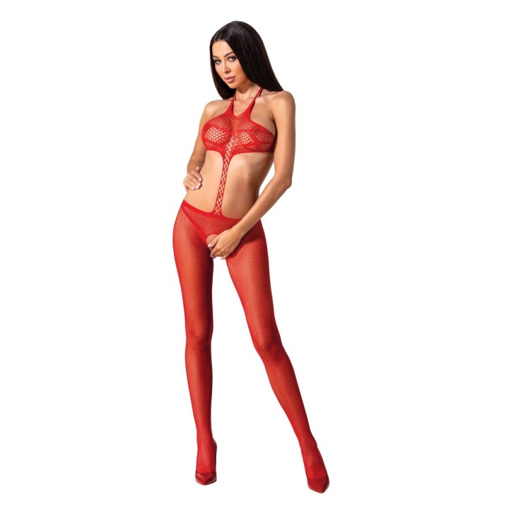 Roter ouvert Bodystocking BS080 von Passion | Fesselliebe.de