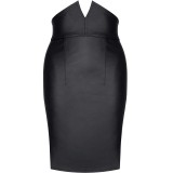 Schwarzer Rock BRFederica001 von Demoniq Black Rose 2.0 Collection | Fesselliebe.de