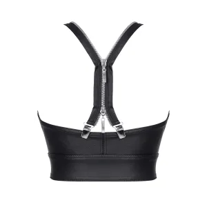 Schwarzes Damen-Top BRMarta001 von Demoniq Black Rose 2.0 Collection