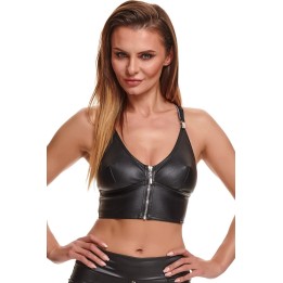 Schwarzes Damen-Top BRZita001 von Demoniq Black Rose 2.0 Collection | Fesselliebe.de