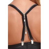 Schwarzes Damen-Top BRZita001 von Demoniq Black Rose 2.0 Collection | Fesselliebe.de
