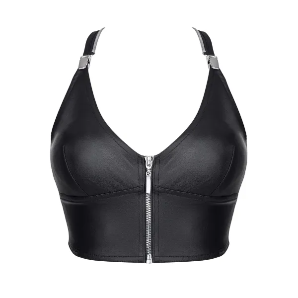 Schwarzes Damen-Top BRZita001 von Demoniq Black Rose 2.0 Collection | Fesselliebe.de