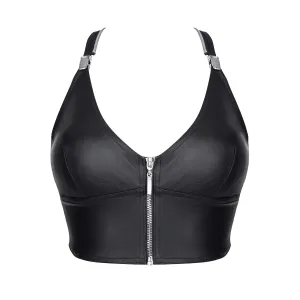 Schwarzes Damen-Top BRZita001 von Demoniq Black Rose 2.0 Collection