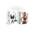 Schwarzes Damen-Top BRZita001 von Demoniq Black Rose 2.0 Collection