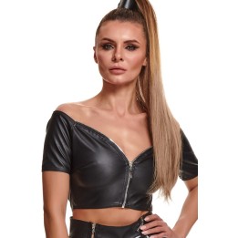 Schwarzes Damen-Top BRMarina001 von Demoniq Black Rose 2.0 Collection | Fesselliebe.de