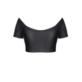 Schwarzes Damen-Top BRMarina001 von Demoniq Black Rose 2.0 Collection | Fesselliebe.de