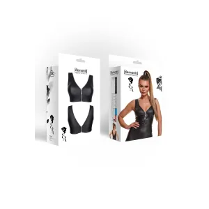 Schwarzes Damen-Top BRElisabetta001 von Demoniq Black Rose 2.0 Collection