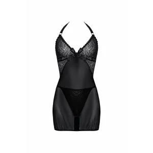 Schwarzes Negligee AA051750 von Anais Apparel Plus Size