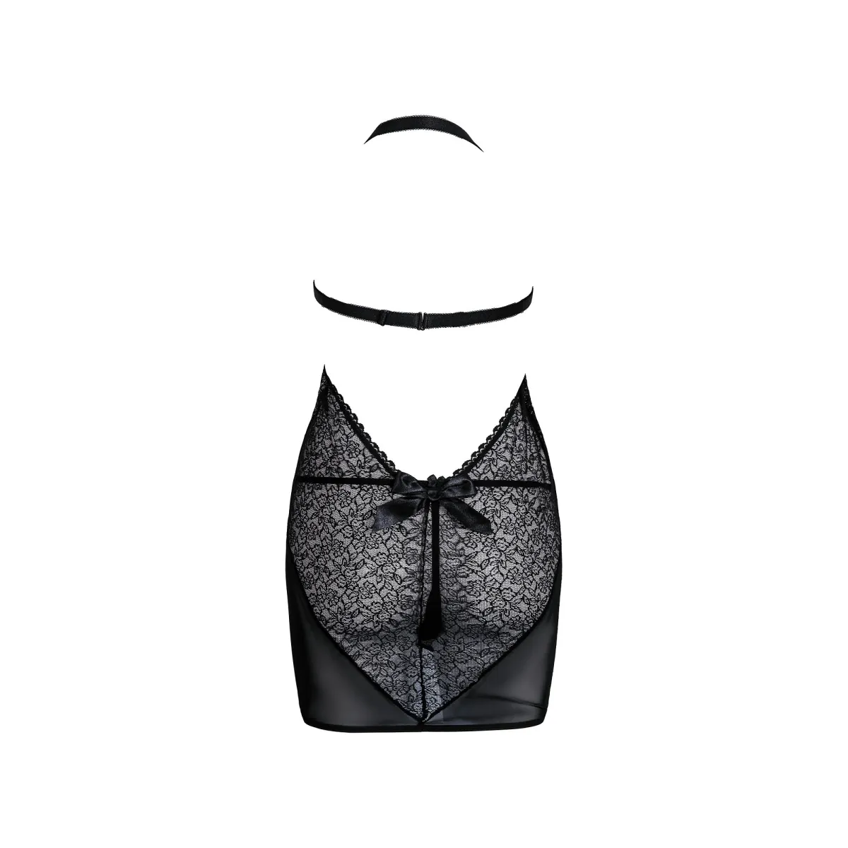 Schwarzes Negligee AA051750 von Anais Apparel Plus Size | Fesselliebe.de