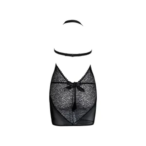 Schwarzes Negligee AA051750 von Anais Apparel Plus Size