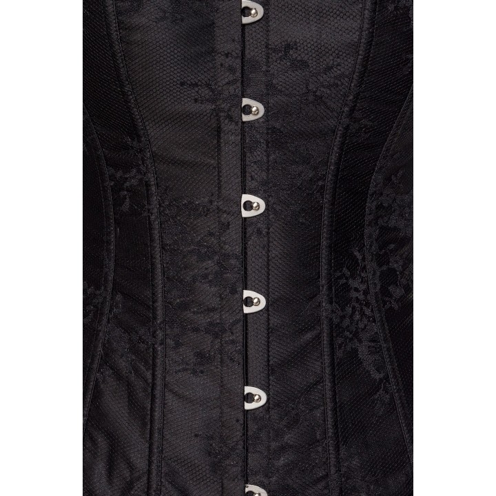 Gothic-Corsage mit Ärmeln aus Spitze 90001 von Ocultica | Fesselliebe.de