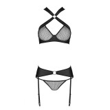 Schwarzes Set PA596156 von Passion | Fesselliebe.de