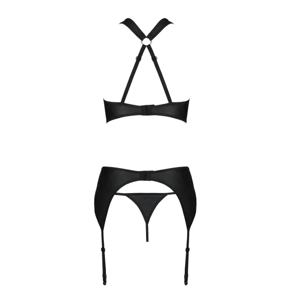 Schwarzes Set PA596156 von Passion | Fesselliebe.de