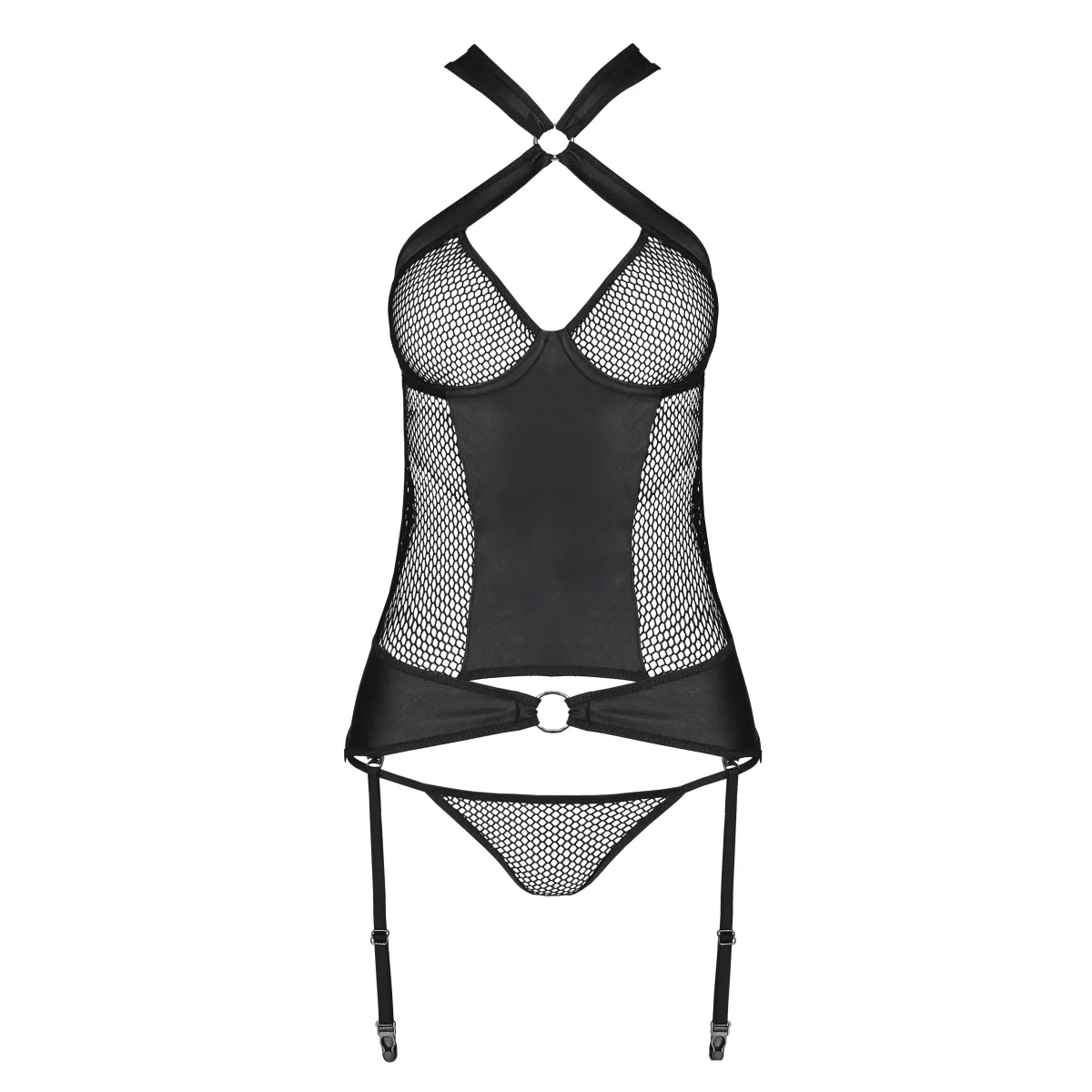 Schwarzes Corset PA596153 von Passion | Fesselliebe.de