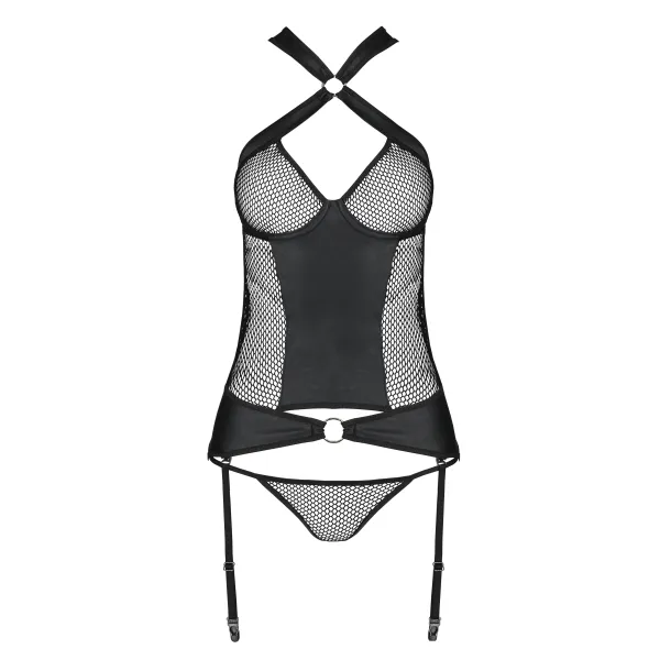 Schwarzes Corset PA596153 von Passion | Fesselliebe.de