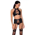 Schwarzes ouvert Set PA596252 von Passion
