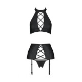 Schwarzes ouvert Set PA596252 von Passion | Fesselliebe.de
