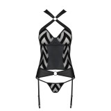 Schwarzes Corset PA596207 von Passion | Fesselliebe.de