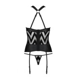 Schwarzes Corset PA596207 von Passion | Fesselliebe.de