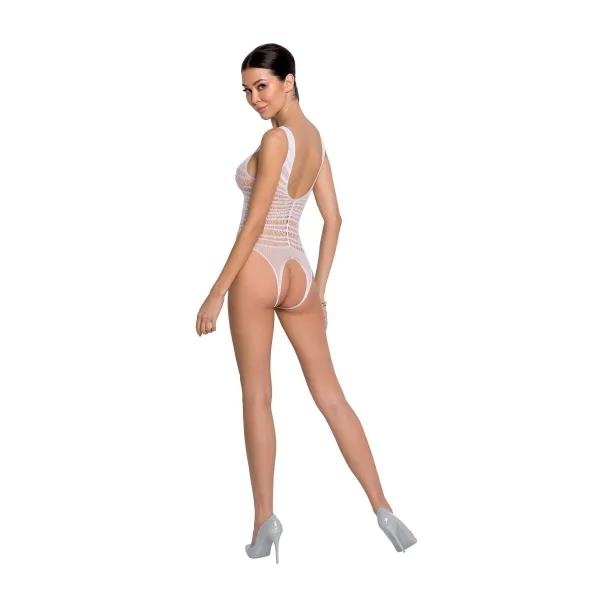 Weißer ouvert Body BS086 von Passion | Fesselliebe.de