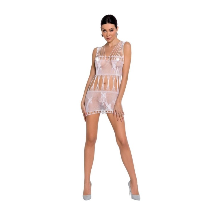 Weißes Netzkleid BS090 von Passion | Fesselliebe.de