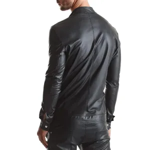 Herren Jacke RMGiorgio001 schwarz von Regnes Fetish Planet