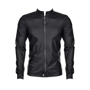 Herren Jacke RMGiorgio001 schwarz von Regnes Fetish Planet