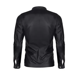 Herren Jacke RMGiorgio001 schwarz von Regnes Fetish Planet