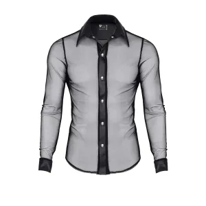 Herren Hemd RMCesare001 schwarz von Regnes Fetish Planet