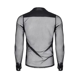 Herren Hemd RMCesare001 schwarz von Regnes Fetish Planet