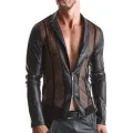 Herren Jacke RMDaniele001 schwarz von Regnes Fetish Planet