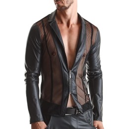 Herren Jacke RMDaniele001 schwarz von Regnes Fetish Planet | Fesselliebe.de