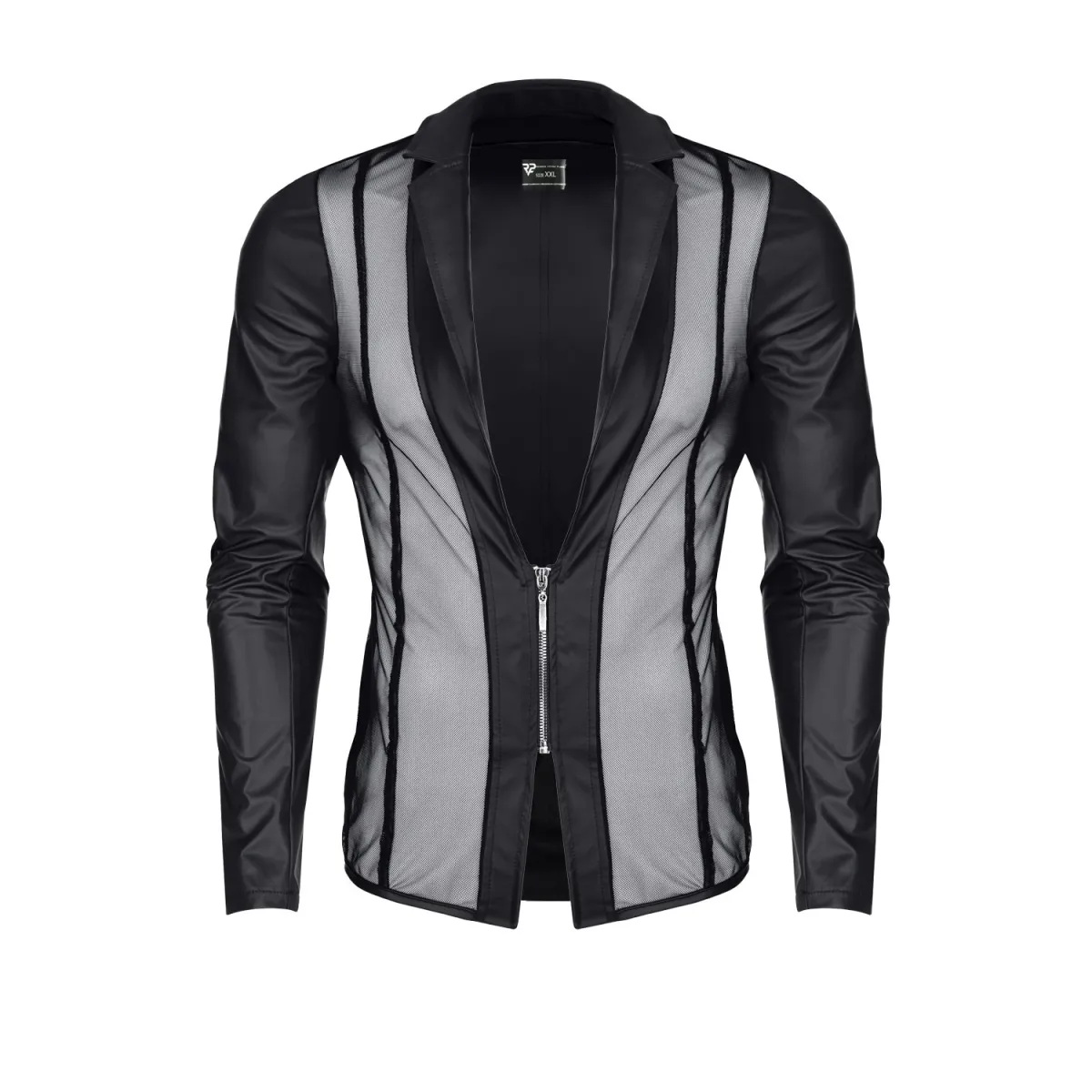 Herren Jacke RMDaniele001 schwarz von Regnes Fetish Planet | Fesselliebe.de