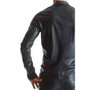 Herren Jacke RMDaniele001 schwarz von Regnes Fetish Planet