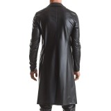 Herren Mantel RMSergio001 schwarz von Regnes Fetish Planet | Fesselliebe.de