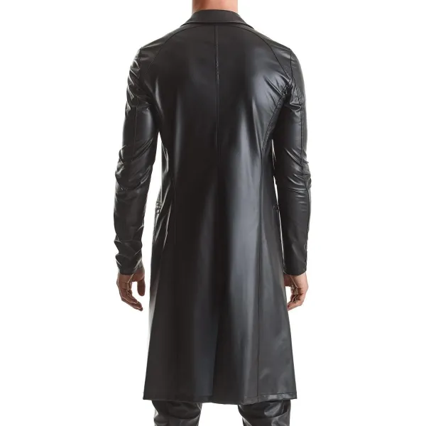 Herren Mantel RMSergio001 schwarz von Regnes Fetish Planet | Fesselliebe.de