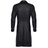 Herren Mantel RMSergio001 schwarz von Regnes Fetish Planet | Fesselliebe.de