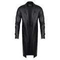 Herren Mantel RMSergio001 schwarz von Regnes Fetish Planet