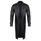 Herren Mantel RMSergio001 schwarz von Regnes Fetish Planet | Fesselliebe.de
