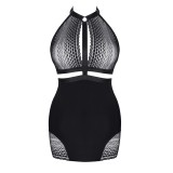 Schwarzes Minikleid LXManuela001 von Demoniq LadyX | Fesselliebe.de