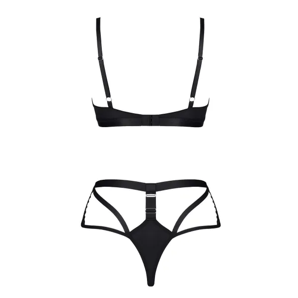 Schwarzes Set LXSarita001 von Demoniq LadyX | Fesselliebe.de