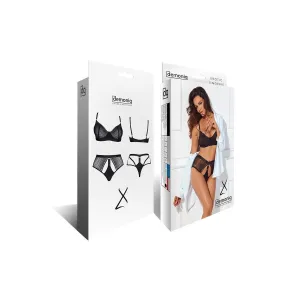 Schwarzes Set LXSarita001 von Demoniq LadyX