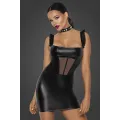 Wetlook Minikleid F257 von Noir Handmade Fucking Fabulous Collection